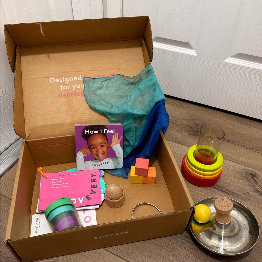 Lovevery Colorful Learning The Explorer Toy Set